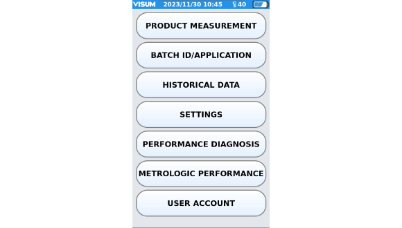 Handheld NIR analyzer | Visum Palm™ | IRIS Technology